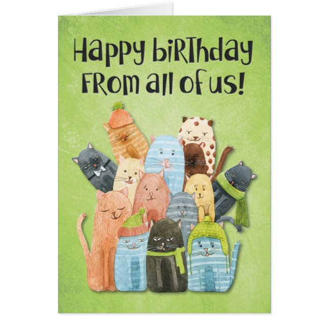 Happy Birthday van All ons Funny Card (Voorkant)