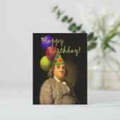 Happy Birthday van Ben Franklin Briefkaart (Staand voorkant)
