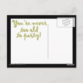 Happy Birthday van Ben Franklin Briefkaart (Achterkant)