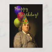 Happy Birthday van Ben Franklin Briefkaart (Voorkant)
