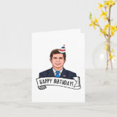 Happy Birthday van burgemeester PB Kaart (Gele Bloem)