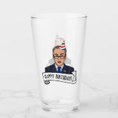 Happy Birthday van Chuck Schumer Glas (Voorkant)