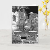 Happy Birthday van de Dark Side kaart (Gele Bloem)