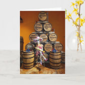 "HAPPY BIRTHDAY" VAN EEN DROOGKUNDIGE SKELETON KAART (Gele Bloem)