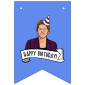 Happy Birthday van Elizabeth Warren Vlaggetjes (Tweede vlag)