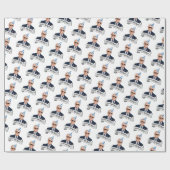 Happy Birthday van Joe Biden Cadeaupapier (Vlak)