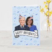 Happy Birthday van Joe en Kamala Kaart (Gele Bloem)