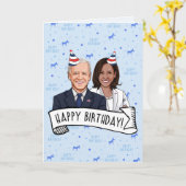 Happy Birthday van Joe en Kamala Kaart (Gele Bloem)