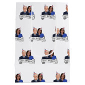 Happy Birthday van Joe en Kamala Medium Cadeauzakje (Achterkant)