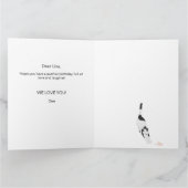 Happy Birthday van kat naar Purfect Hooman Kaart (Binnen)