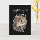 Happy Birthday, van ons allemaal aangereden Nuts - Kaart (Gele Bloem)