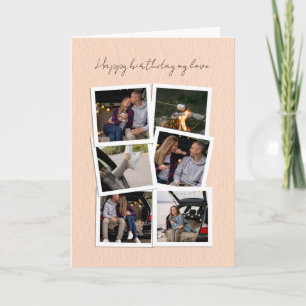 Happy Birthday van ons allemaal Kaart - Geel en Gr