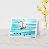 Happy Birthday - varen Kaart (Gele Bloem)