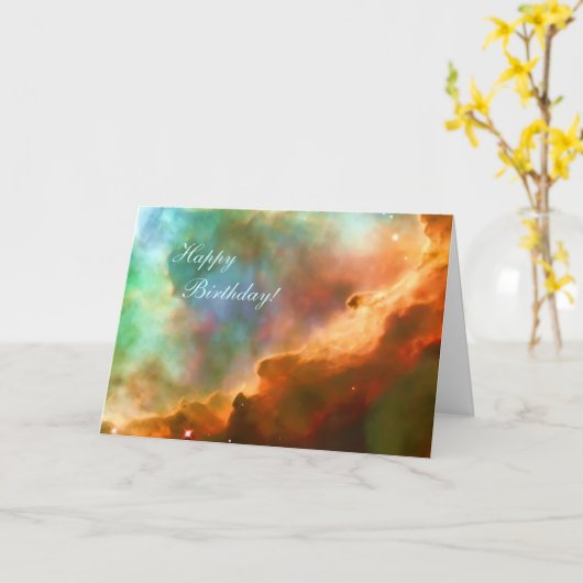 Happy Birthday - vergroot gebied van de Omega Nebu Kaart (Gele Bloem)