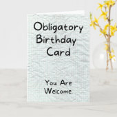 Happy Birthday - verplicht Kaart (Gele Bloem)