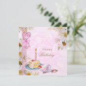 Happy Birthday vintage (Staand voorkant)