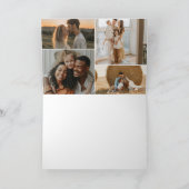 Happy Birthday Vintage Bold Photo Card Kaart (Binnen)