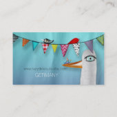 Happy Birthday Visitekaartje (Achterkant)