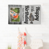 Happy Birthday Vist Fotonaam vader Crappie Spandoek (Insitu)