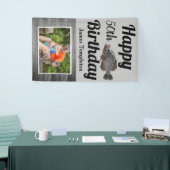 Happy Birthday Vist Fotonaam vader Crappie Spandoek (Beurs)