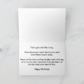 Happy Birthday Vist Kaart (Binnen)