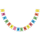 Happy Birthday  Vlaggetjes (Alle)