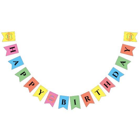 Happy Birthday  Vlaggetjes (Alle)