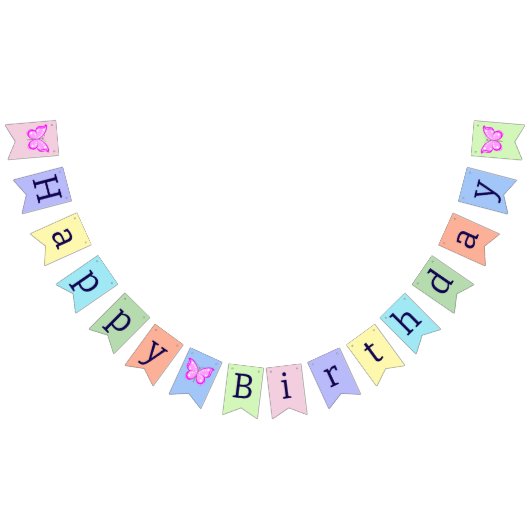 Happy Birthday Vlaggetjes (Alle)