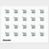 Happy birthday vlinder stickers (Vel)