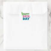 Happy birthday vlinder stickers (Tas)