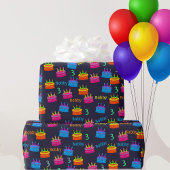 Happy Birthday Voeg de naam van het kind toe en Le Cadeaupapier