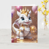 Happy Birthday /Voeg je bericht toe :-) Kaart (Gele Bloem)