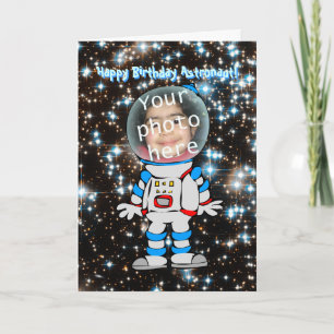 Happy Birthday voor Astronaut Child Kaart