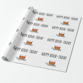 Happy Birthday voor Bourbon Lover Cadeaupapier