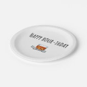 Happy Birthday voor Bourbon Lover Papieren Bordje (Gekanteld)