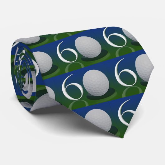 Happy Birthday voor de 60-jarige golfmoer Stropdas (Opgerold)