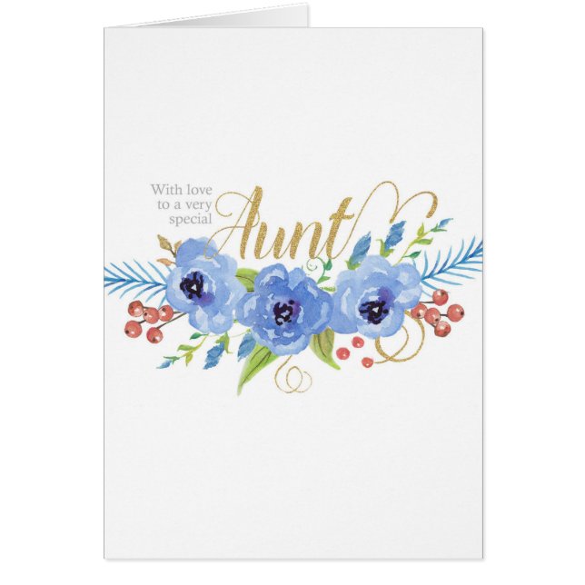 Happy Birthday voor een heel speciale tante bloeme (Voorkant)