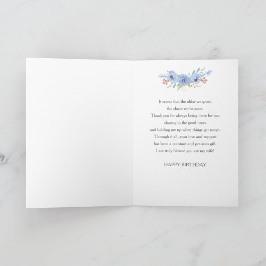 Happy Birthday voor een heel speciale vrouw bloeme Kaart (Binnen)