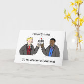 Happy Birthday voor Gay Boyvriend Kaart (Gele Bloem)