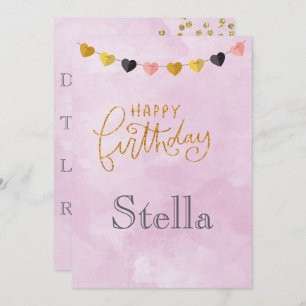 Happy Birthday voor haar Kaart