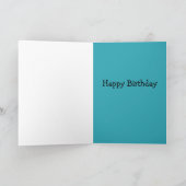 Happy Birthday voor Hairdresser Bedankkaart (Binnen)