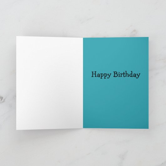 Happy Birthday voor Hairdresser Bedankkaart (Binnen)