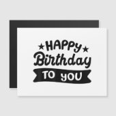 Happy Birthday voor jou (Voorkant / Achterkant)