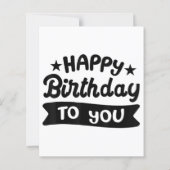 Happy Birthday voor jou (Achterkant)