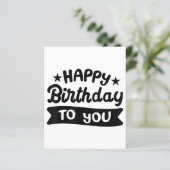 Happy Birthday voor jou (Staand voorkant)