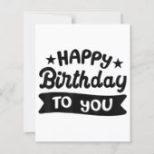 Happy Birthday voor jou (Voorkant)