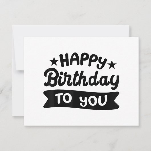 Happy Birthday voor jou (Voorkant)