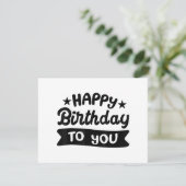 Happy Birthday voor jou (Staand voorkant)