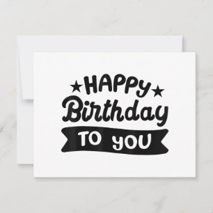 Happy Birthday voor jou