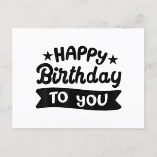 Happy Birthday voor jou Feestdagenkaart